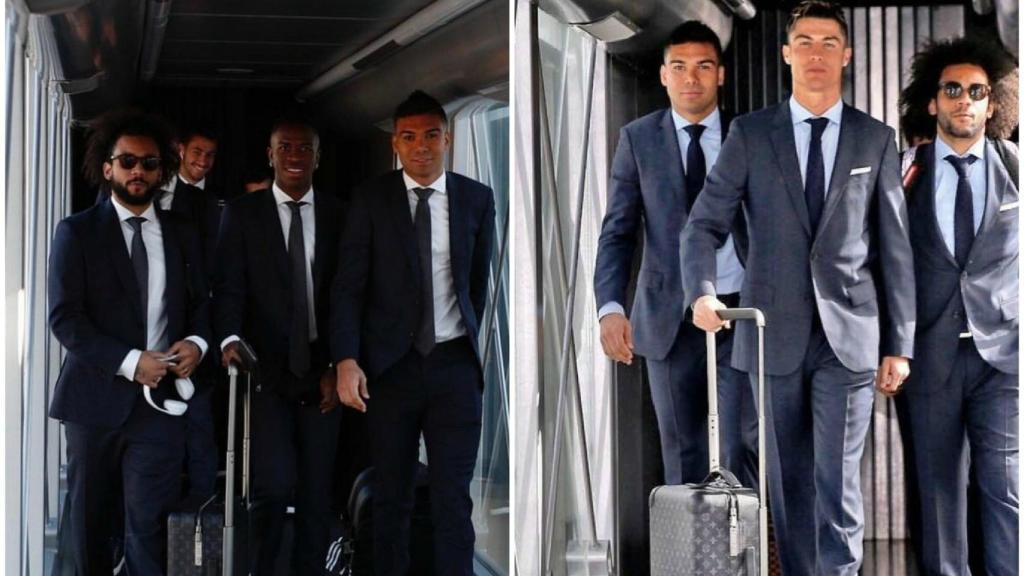 Montaje que incluye a Casemiro, Marcelo, Vinicius y Cristiano Ronaldo