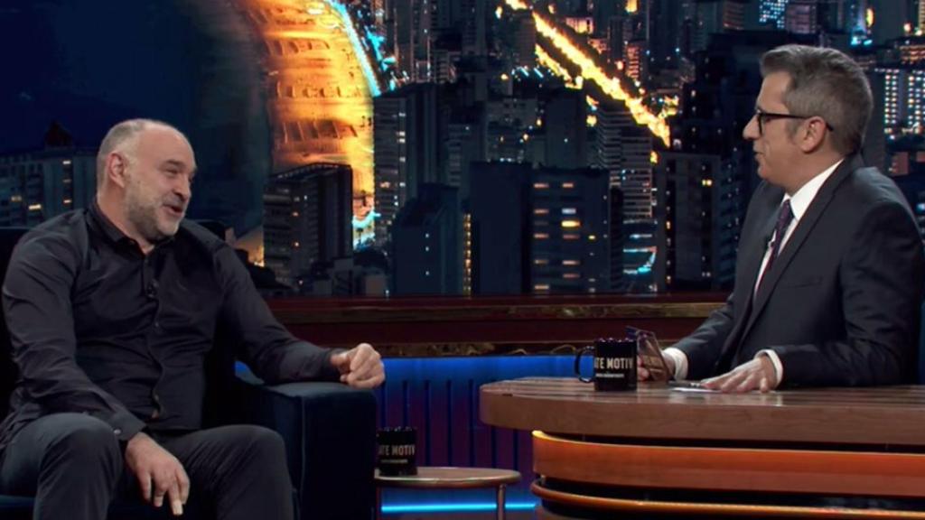 Pablo Laso en Late Motiv. Foto: Twitter (@ACBCOM)