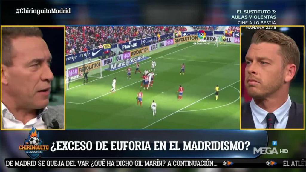 Jota Jordi en El Chiringuito. Foto: (@elchiringuitotv)