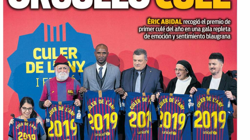 La portada del diario  (15/02/2019)