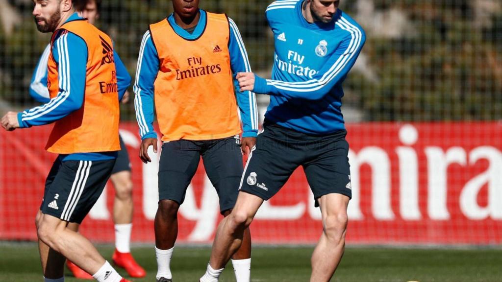 Entrenamiento del Madrid. Foto: realmadrid.com