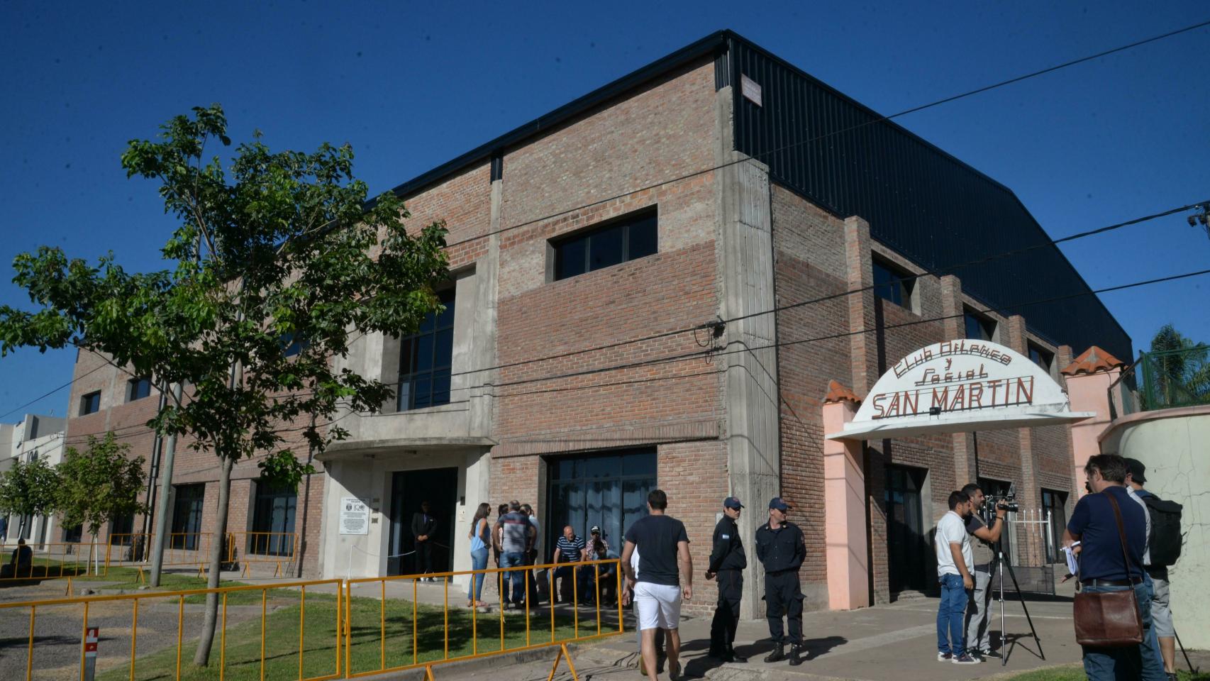 Sede del Club San Martín, lugar del velatorio de Emiliano Sala