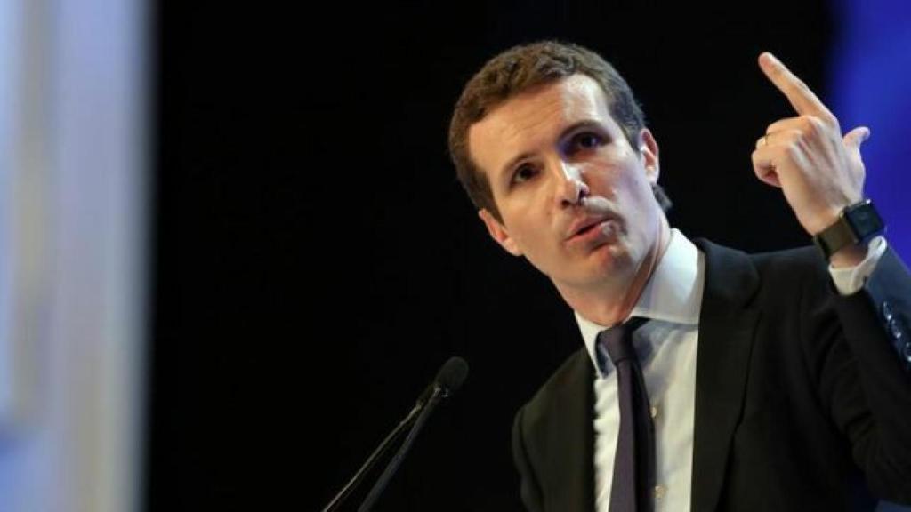El presidente del PP, Pablo Casado.