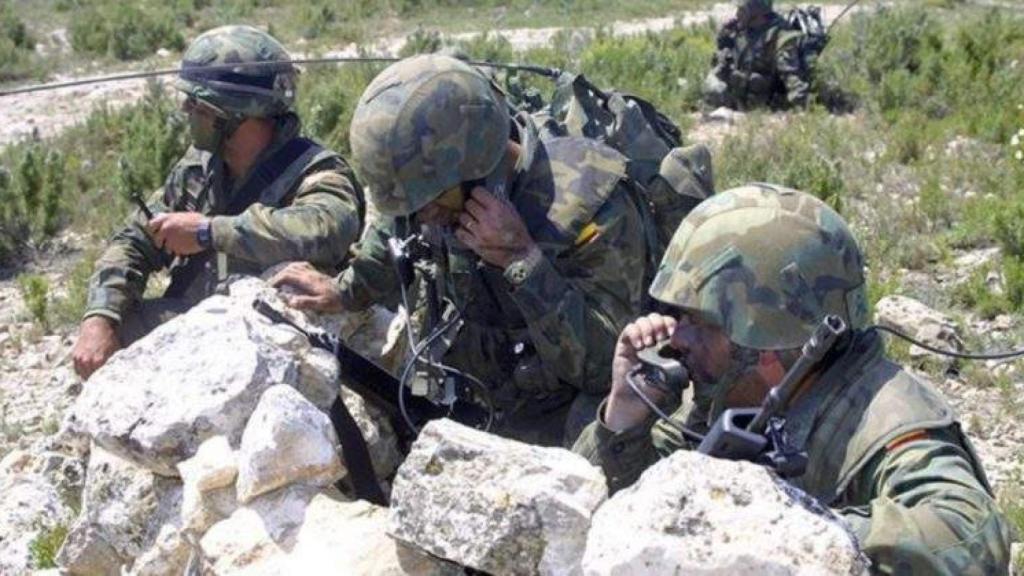 Militares en unas maniobras, en una imagen de archivo.