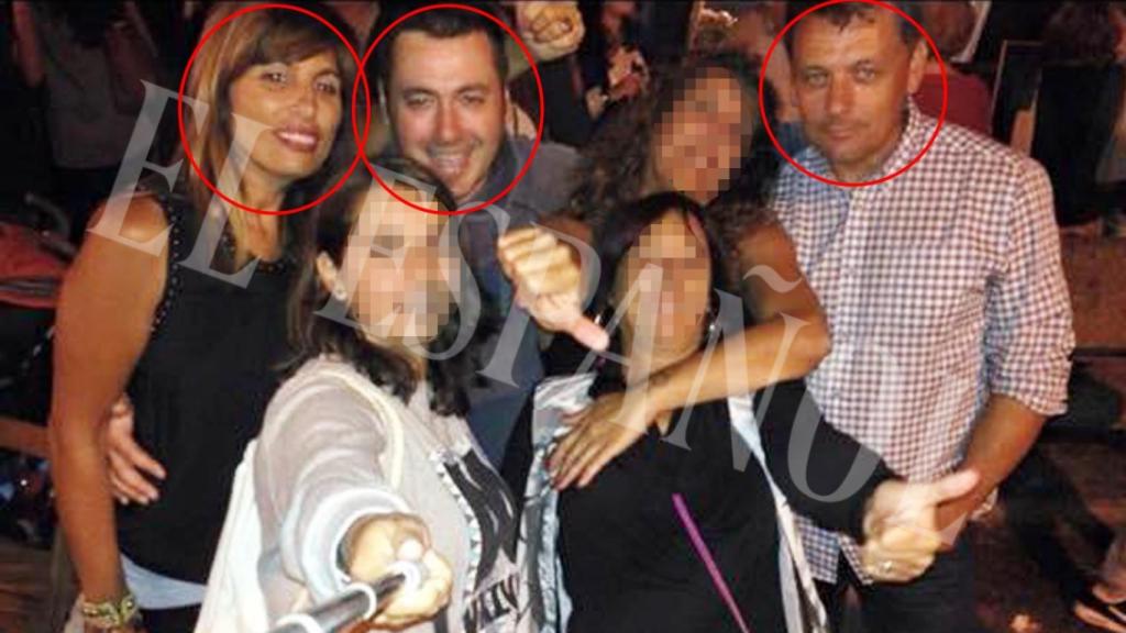 A la izquierda, Pedro, detenido como autor intelectual del crimen, y su mujer. Ardines, a la derecha.