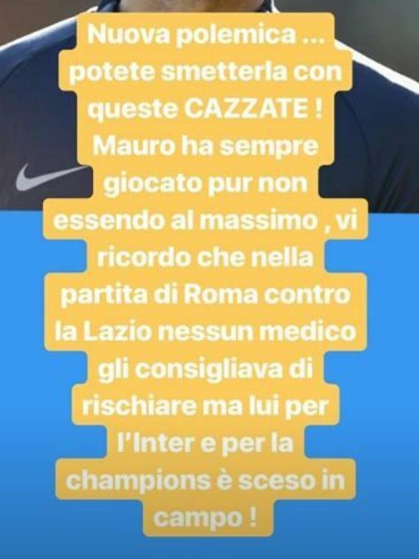 Wanda Nara y la polémica con su Instagram Foto: Instagram (@Wanda_Icardi)