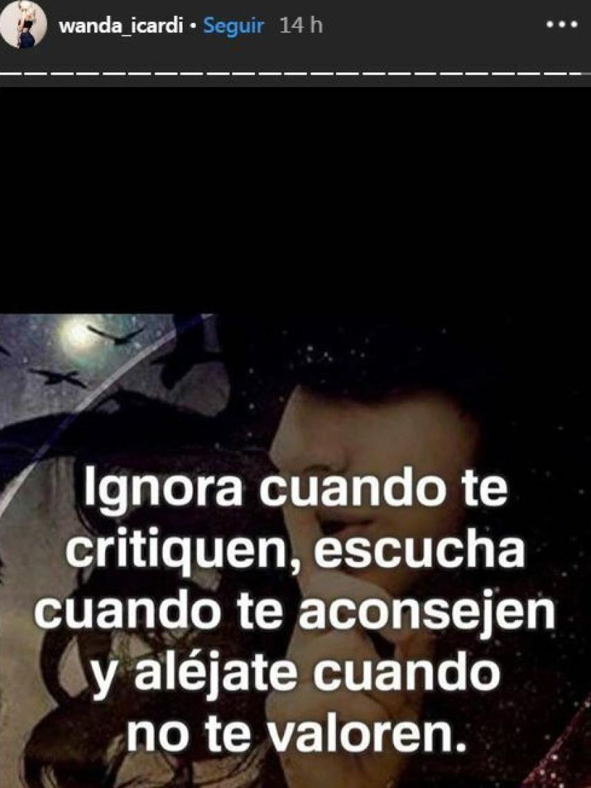 Wanda Nara y la polémica con su Instagram Foto: Instagram: Wanda_Nara