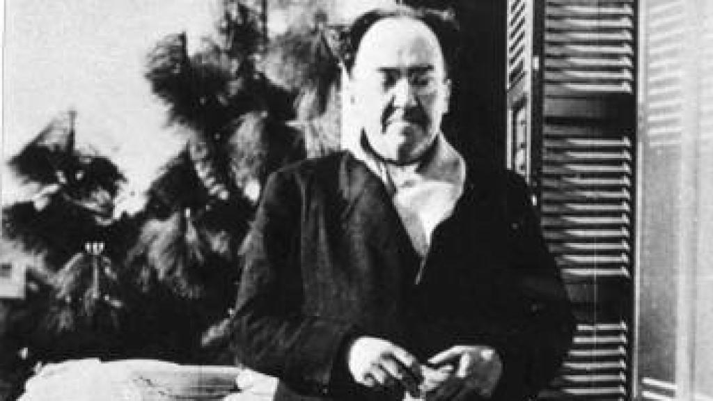 Antonio Machado en Villa Amparo en 1938.