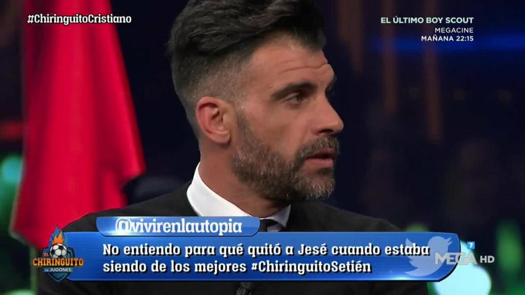 Óscar Pereiro, en El Chiringuito