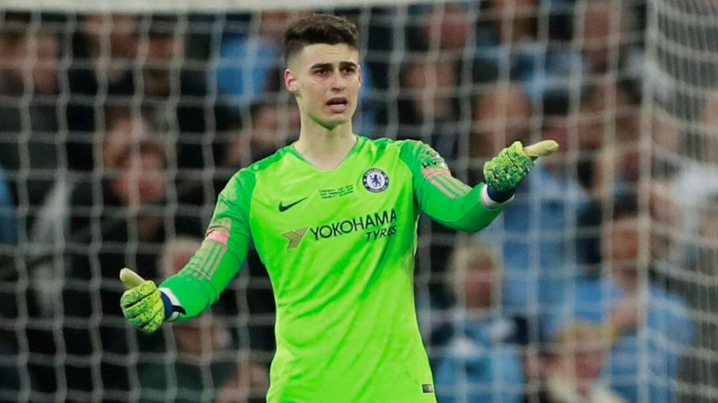 Kepa, lesionado en la final de la Carabao Cup