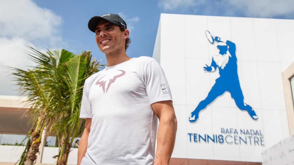 Nadal, en la inauguración del Rafa Nadal Tennis Centre en Costa Mujeres.