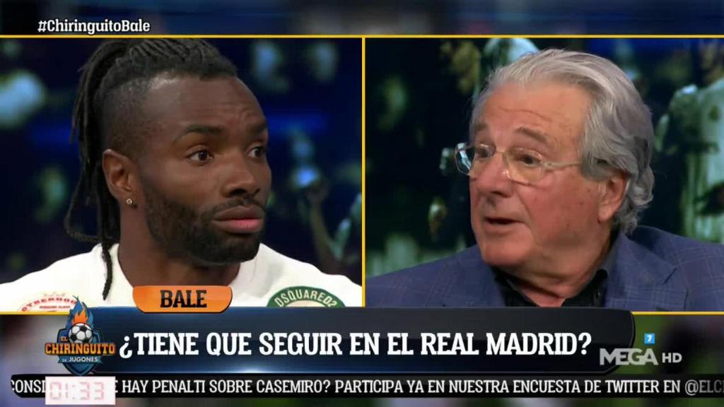 Balboa en 'El Chiringuito'. Foto: Twitter (@elchiringuitotv)