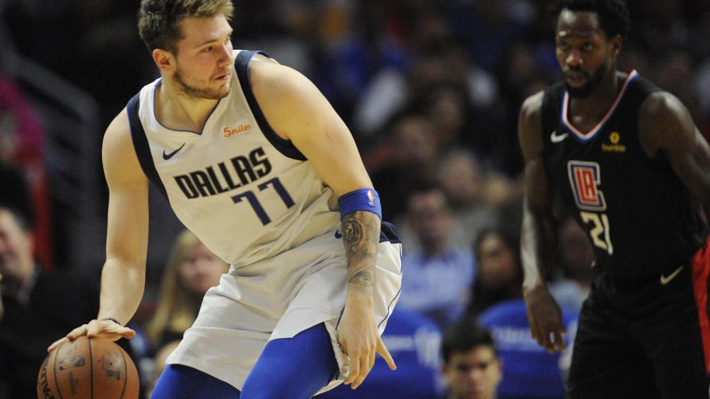 Luka Doncic contra los Los Angeles Clippers