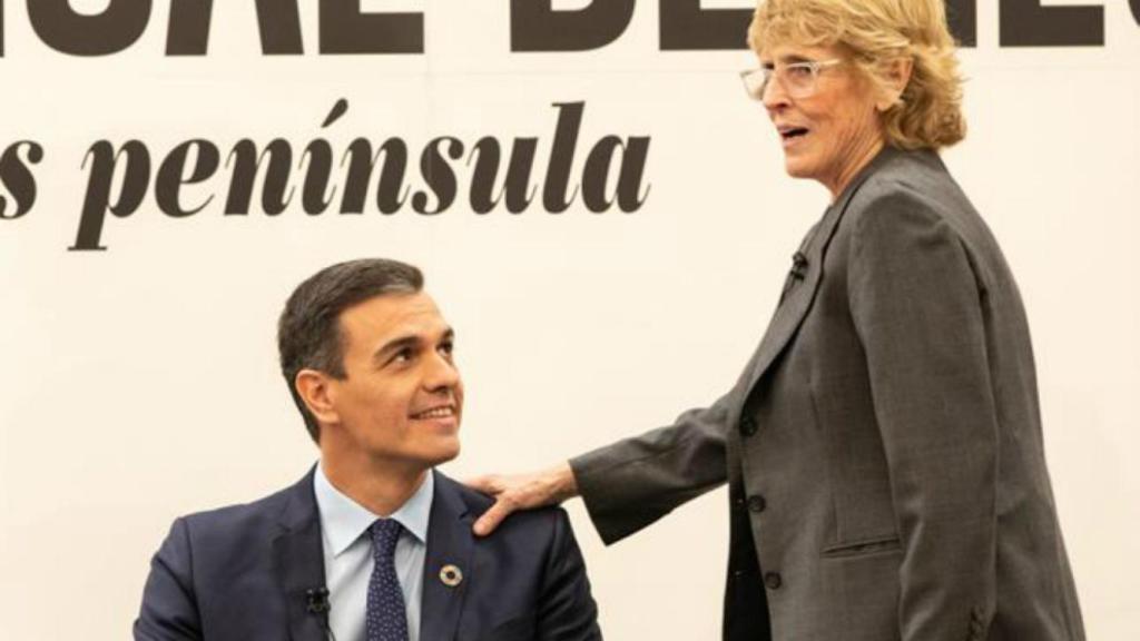 Mercedes Milá junto a Pedro Sánchez.