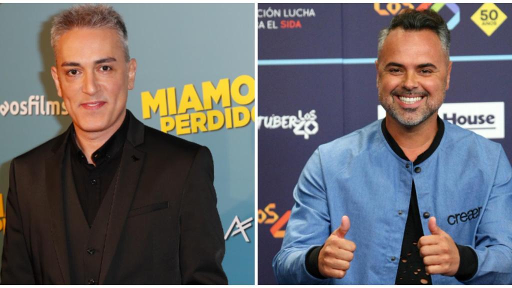 Kiko Hernández y  Juan Magán en montaje JALEOS