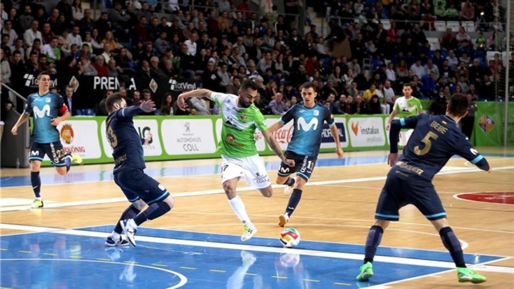 Partido entre Palma y Movistar Inter. Foto: lnfs.es