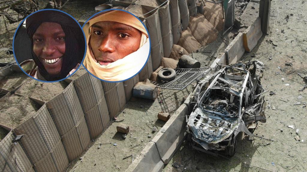 Zubair y Okasha, supuestos atacantes de Koulikoro, en imágenes difundidas por AQMI.