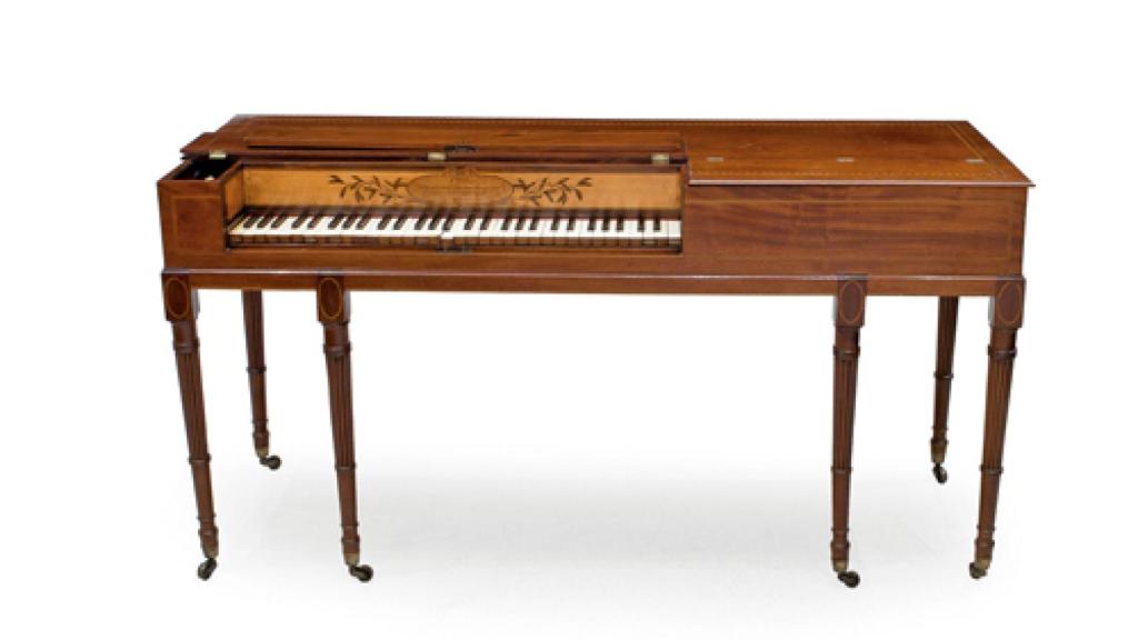 El piano que subastado María Teresa por 900 euros.