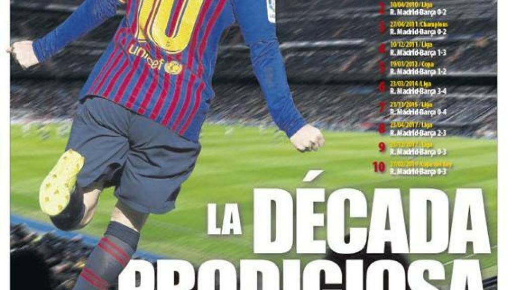 Portada Mundo Deportivo (01/03/19)