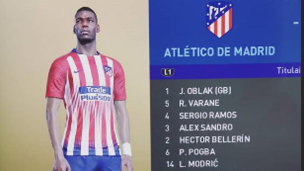 El once de fantasía de Griezmann en un videojuego