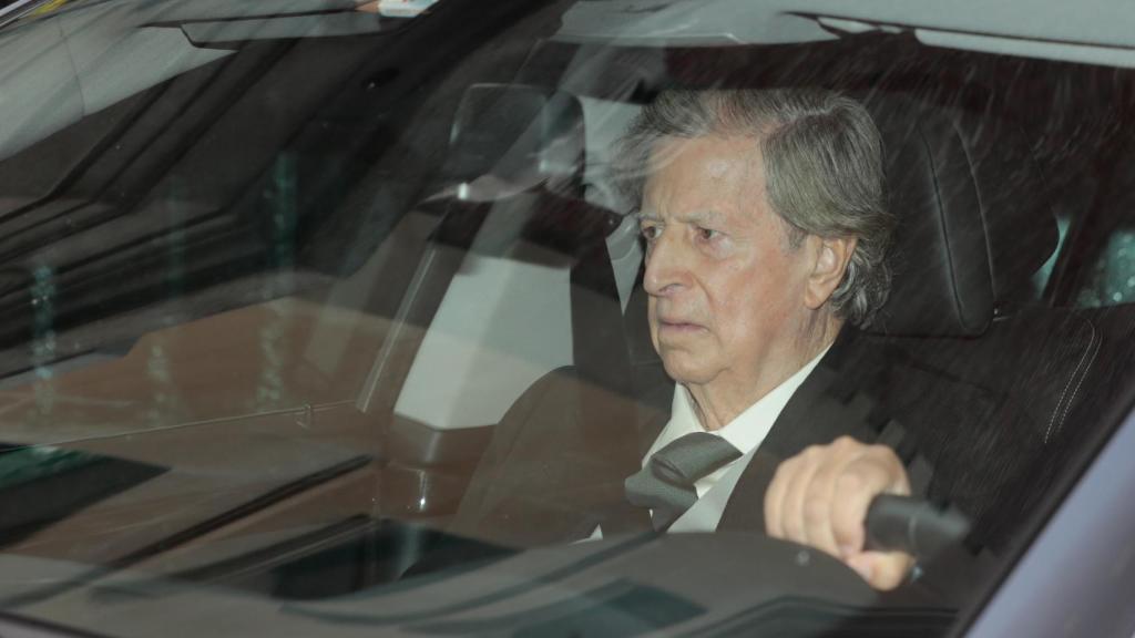 Fernando Falcó en la boda de Fernando Fitz-James Stuart y Sofía Palazuelo en Madrid.