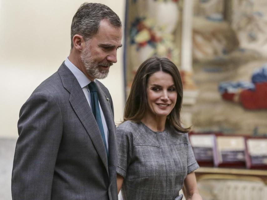 Felipe y Letizia en una imagen de archivo.
