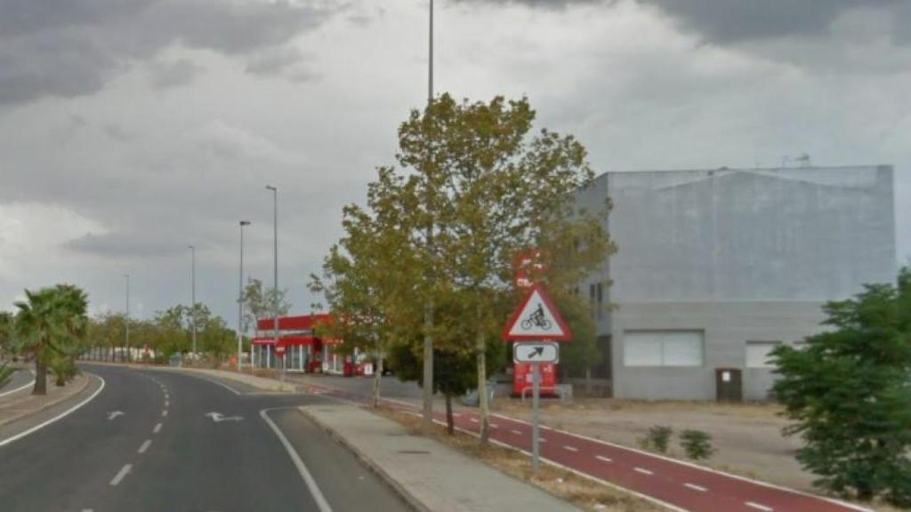 Zona en la que fue hallada la víctima, en Cáceres