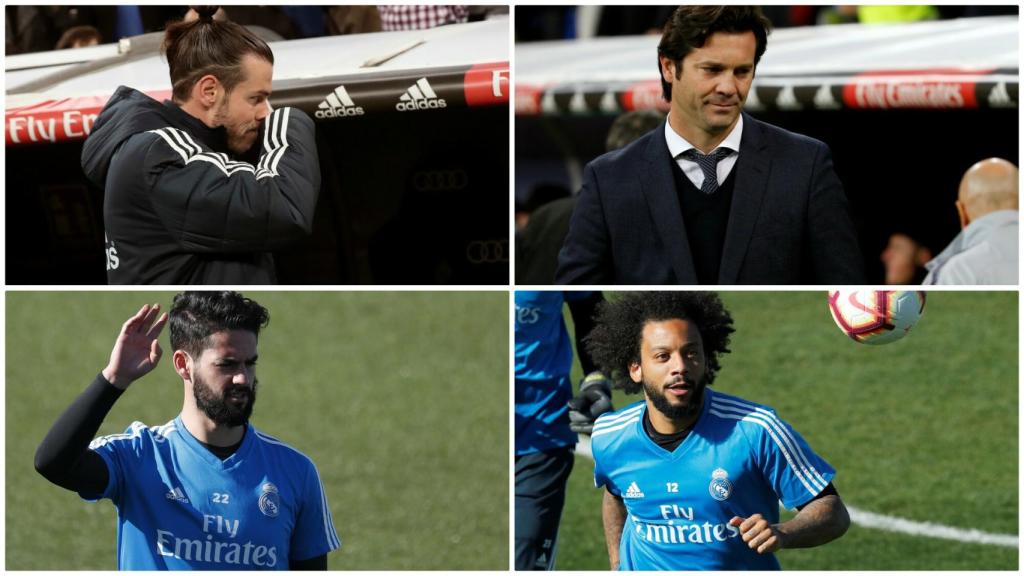 Bale, Solari, Isco y Marcelo