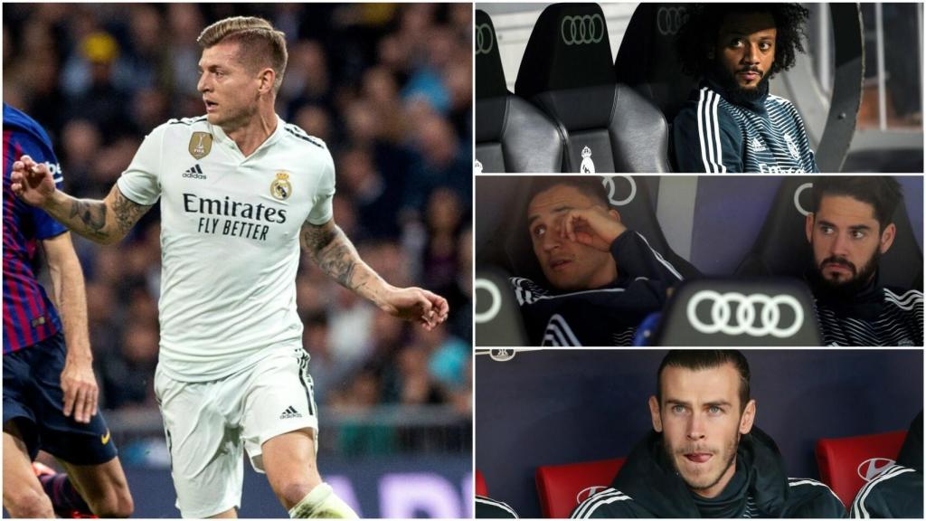 Kroos, Marcelo, Navas, Isco y Bale