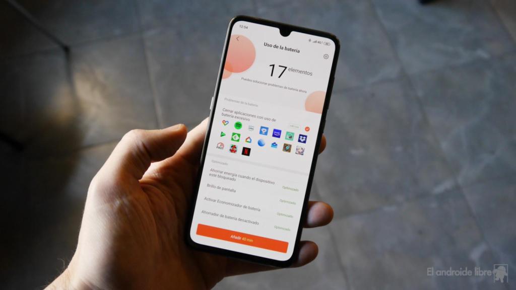 Herramientas de batería en Xiaomi