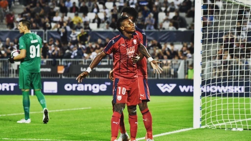 Kalu Samuel con el Girondins. Foto: Instagram (@kalusamuel51)