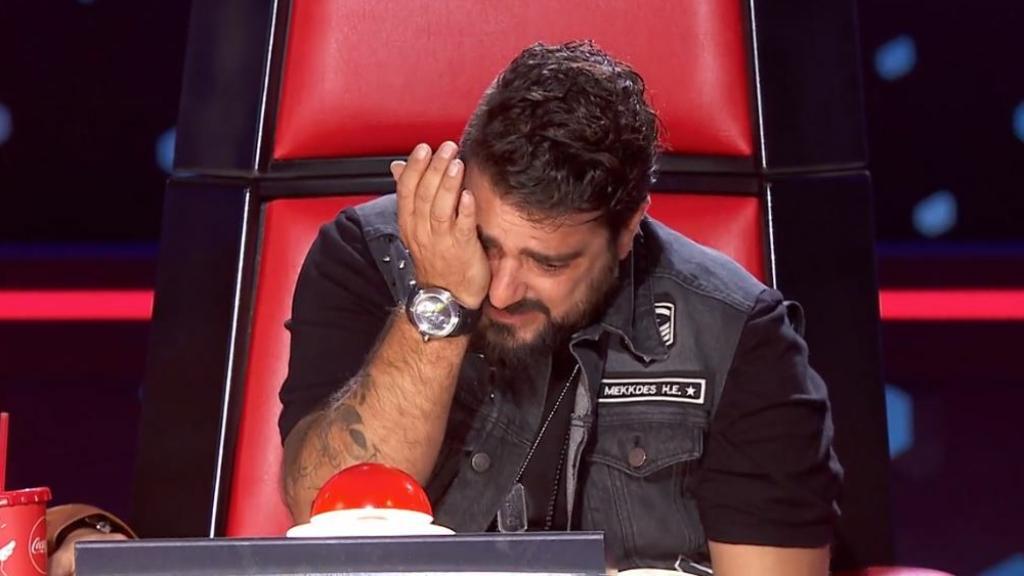 Antonio Orozco en el último programa de 'La Voz'.