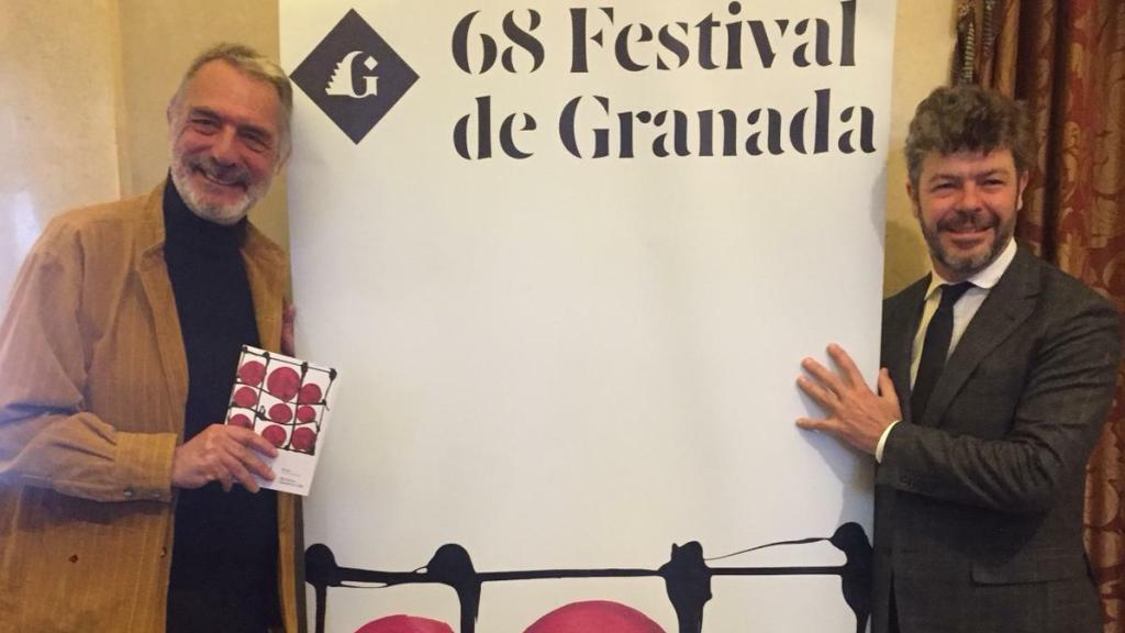 Frederic Amat y Heras-Casado, este miércoles en el Teatro Real.