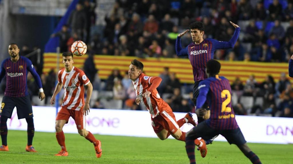 Barcelona-Girona. Foto Twitter: (@GironaFC)