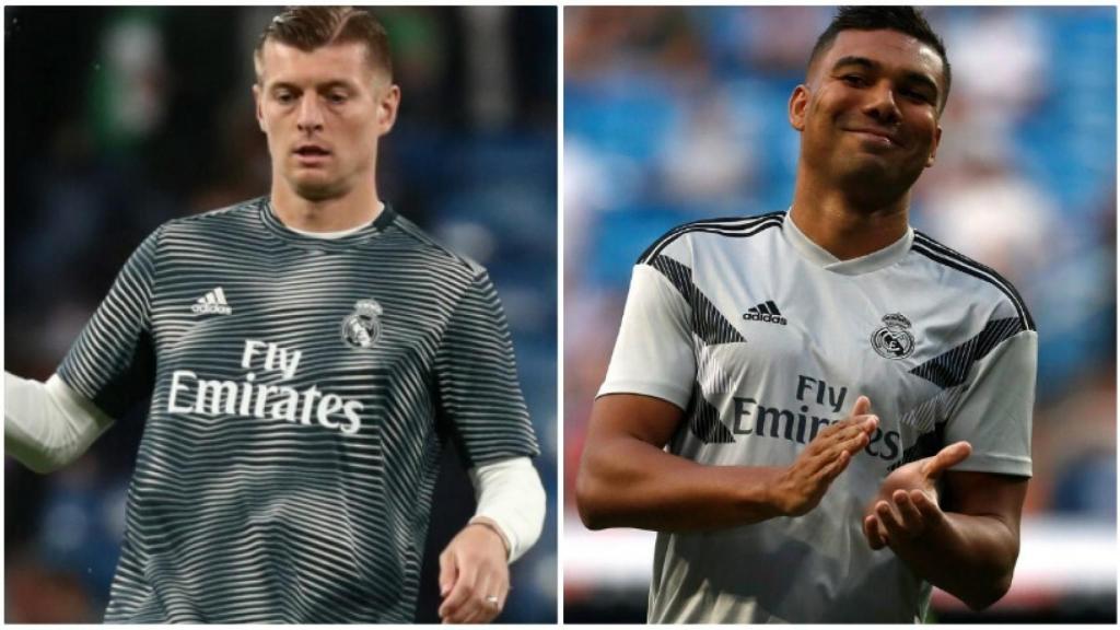 Kroos y Casemiro