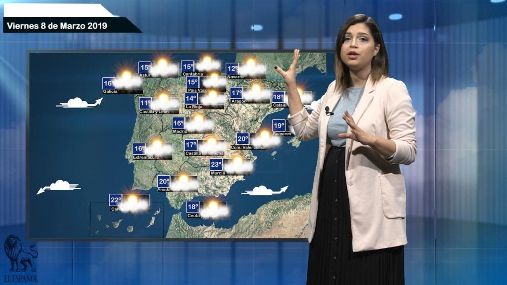 El tiempo: pronóstico para el viernes 8 de marzo