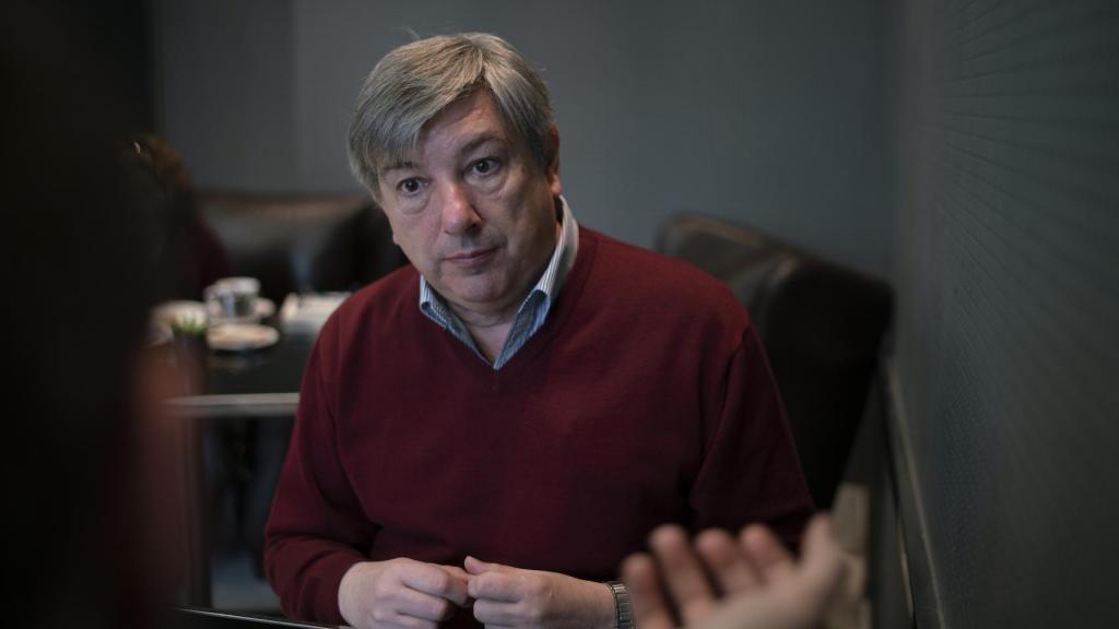 Gómez Yáñez, durante la entrevista.