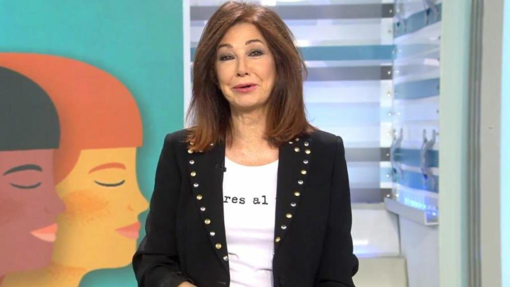 Ana Rosa Quintana abriendo su programa con un mensaje de empoderamiento femenino en el 8-M.