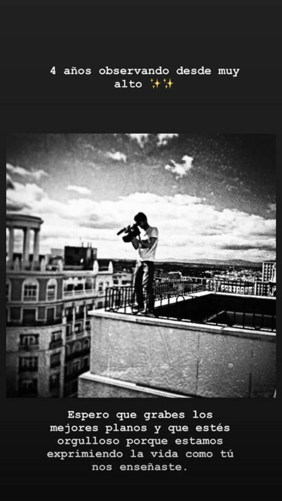 El 'Storie' de Ana Fernández.