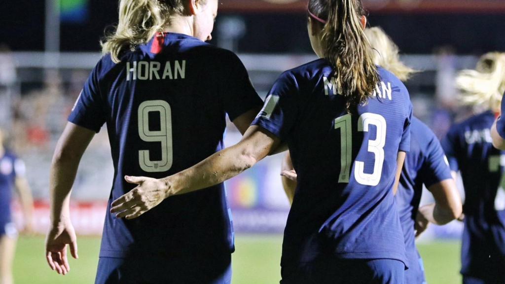 Selección femenina de fútbol de EEUU.  Foto: Twitter (@alexmorgan13)