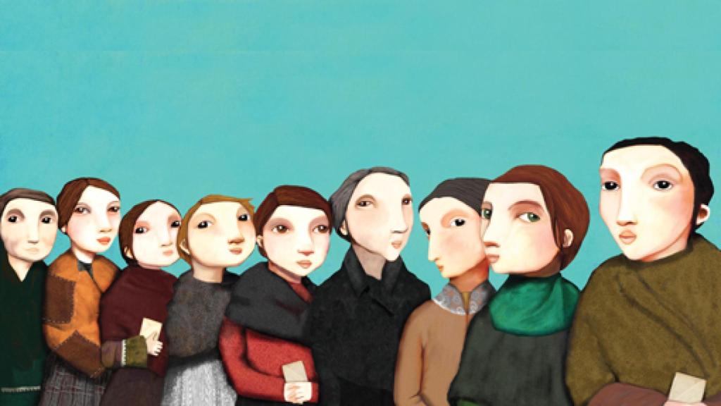 Image: Feminismo de papel. La ola violeta