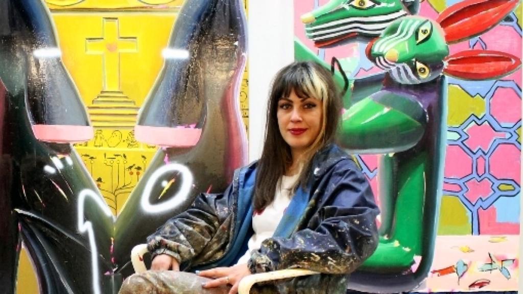 Image: Ana Barriga: Mi pintura habla de cosas serias de forma lúdica, bonita y golfa