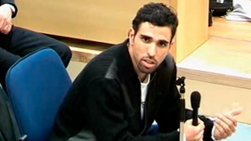 Jamal Zougam durante el juicio por el 11-M.