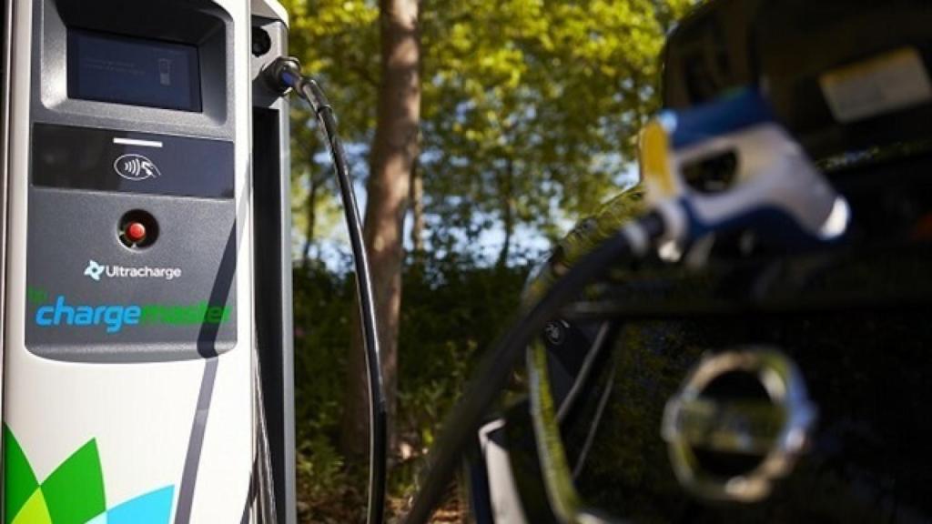 Punto de Carga de vehículo eléctrico. Foto: Europa Press