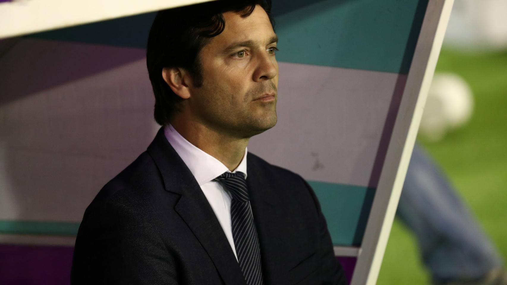 Santi Solari, en el banquillo del José Zorrilla