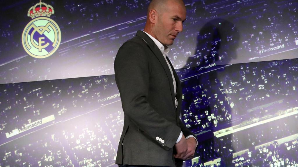 El look de Zidane en rueda de prensa