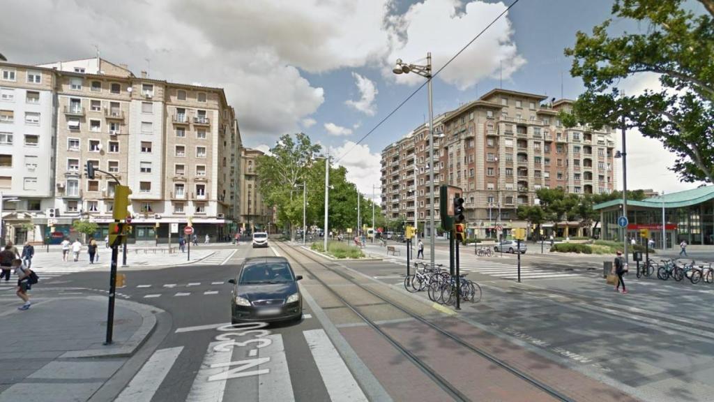 Zona en la que fue hallado el hombre