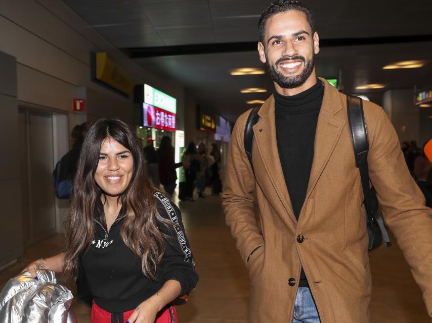 Chabelita Pantoja y Asraf llegando de una de sus escapadas románticas.