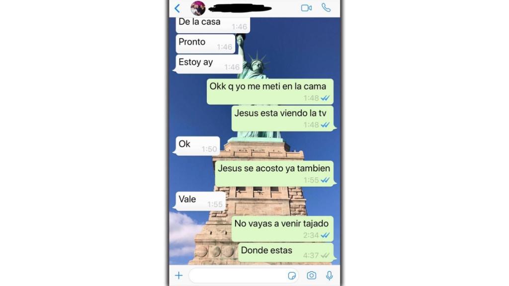 La conversación de Magdalena, con su hermano Joshua.