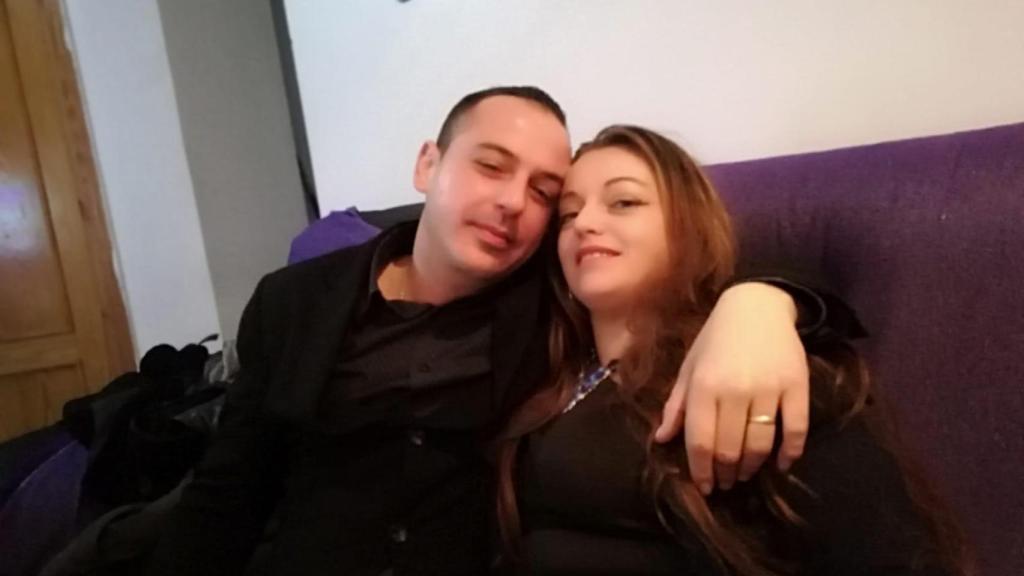 Andrés Ismael, junto a su pareja María José Gálvez.